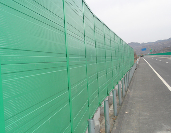 無(wú)孔彩鋼高速公路聲屏障